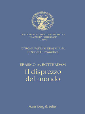 cover image of Il disprezzo del mondo / De contemptu mundi